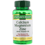 Calcium Magnesium Zinc with Vitamin D3, 100 Coated Caplets